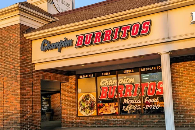 Champion Burritos Mexican Food