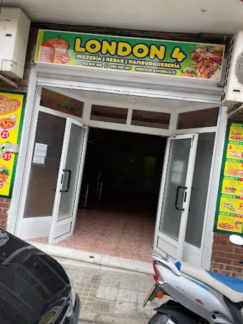 London 4 pizza y kebab