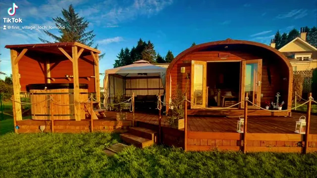 Loch Lomond Sunset Glamping Pod