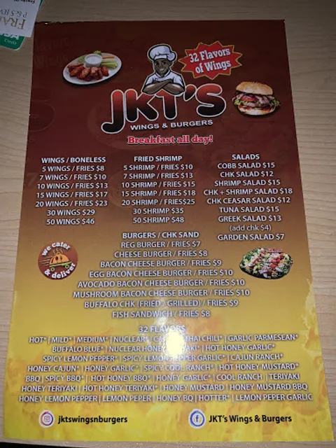 Jkt's Wings & Burgers