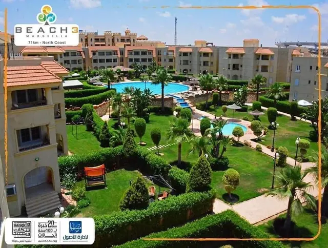 شالية للإيجار الساحل الشمالي قرية مارسيليا بيتش 3