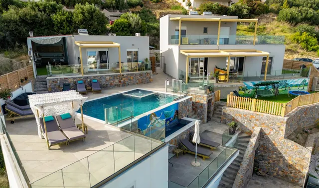 Zax sea view villas 8 bedrooms and pool