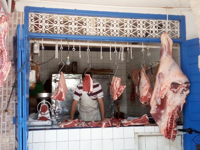 Markthalle Obst, Gemüse und Geflügel