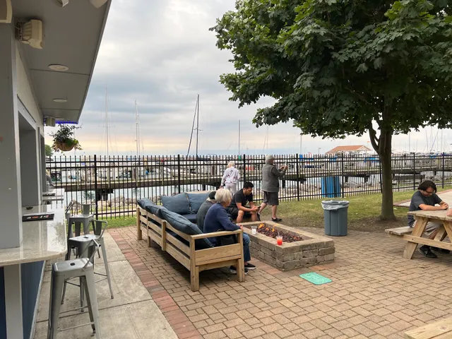 Green Town on the Rocks