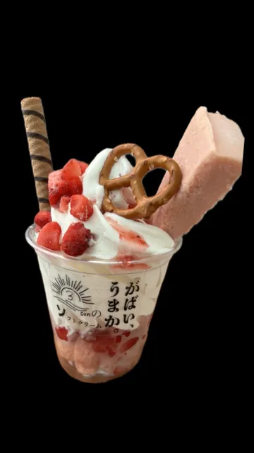 sun 生乳ソフトクリーム 佐賀