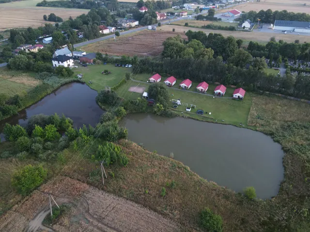 Domki letniskowe z łowiskiem