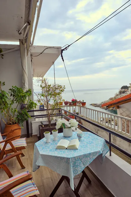 Endless blue sea house kavala