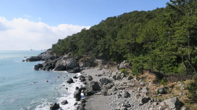 동백섬 해안산책로