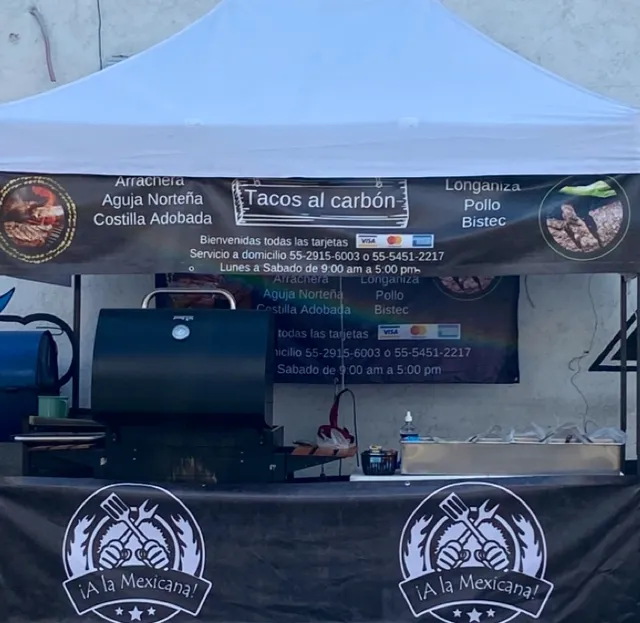 Tacos al carbon ¡Ala Mexicana!