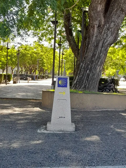 Referencia al Camino de Santiago de Compostela