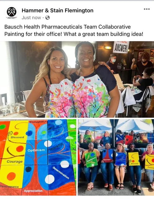 The Paint Party Studio/Hammer and Stain Flemington