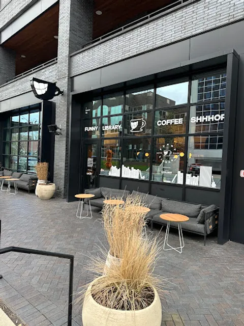 Funny Library Coffee Shop