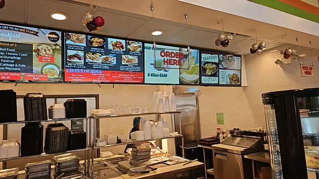 Combo Kitchen at Fiery Irie Jamaican Restaurant