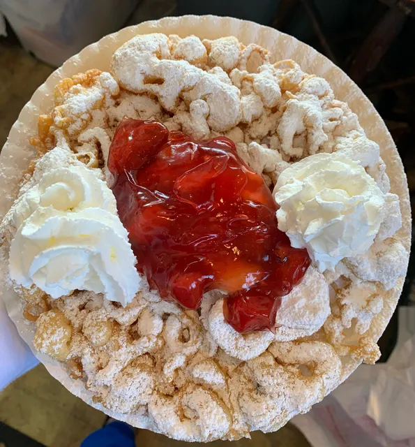 Funnel Cake Stand at the Farmer's Market