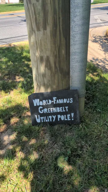 World-Famous Greenbelt Utility Pole