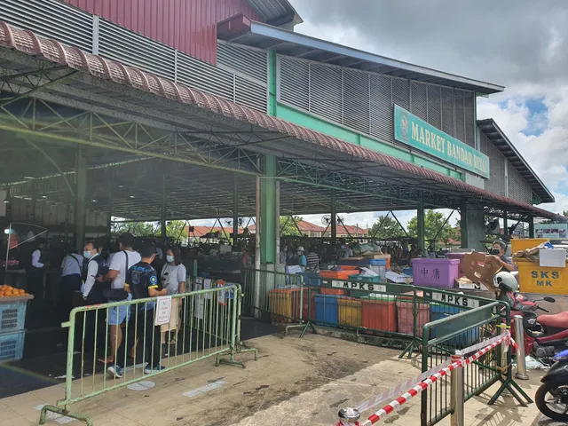 Market Bandar Riyal, Samarahan, Sarawak.
