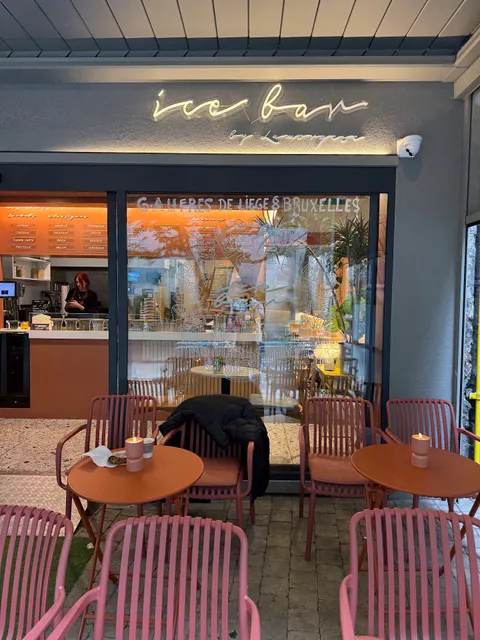 Ice bar glacier lamorgese Liege