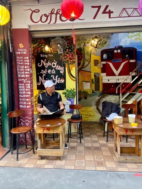 Cafe đường tàu