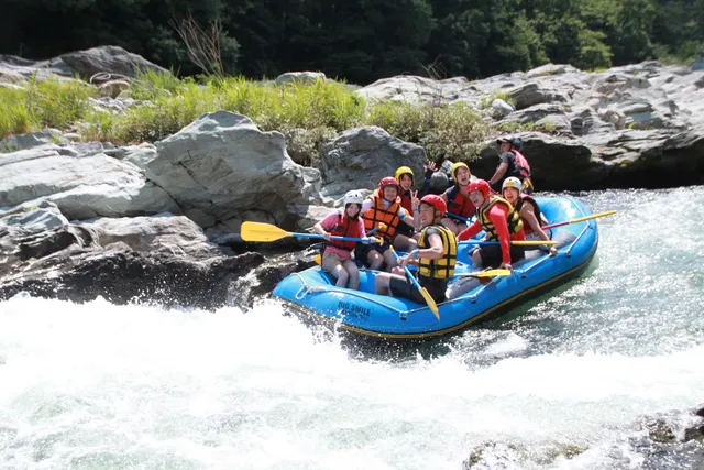 Hozugawa Rafting Big Smile