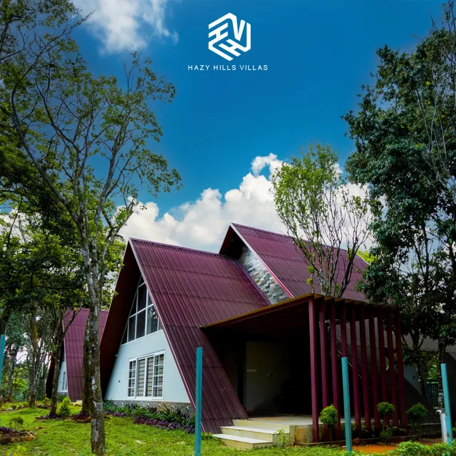 Hazy HillsVillas and pool resorts , Chathurangappara, near Pooppara, Munnar.