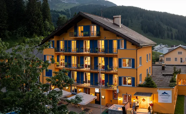 Grischalodge das Hotel mit Bergblick seit 1929 - schlicht, preiswert, mit einem touch nostalgie