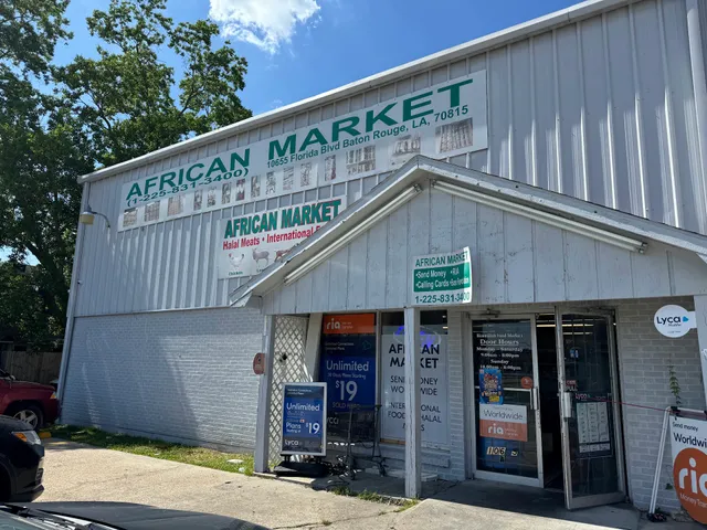 African Grocery Store Food Market Halal Meats