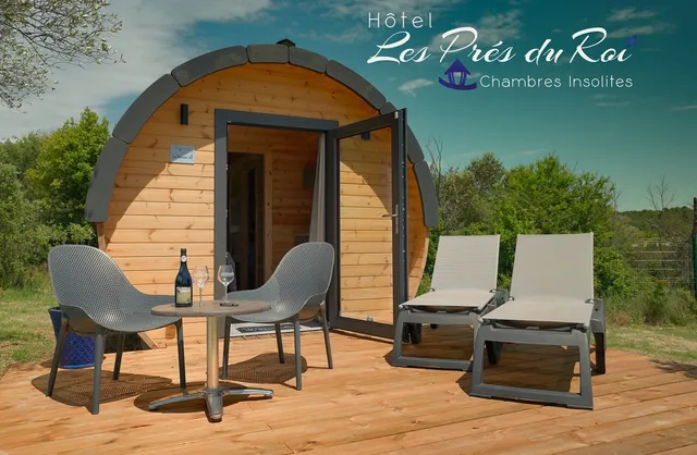 Hotel Les Prés du Roi chambres insolites