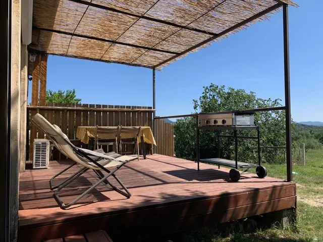 Le Mas de Peyraube : Gîtes au calme en campagne avec piscine, idéal randonnées, proche Barjac et des Gorges, en Ardèche