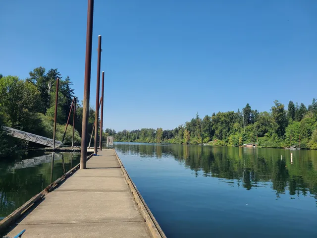 Champoeg State Park boating/fishing dock