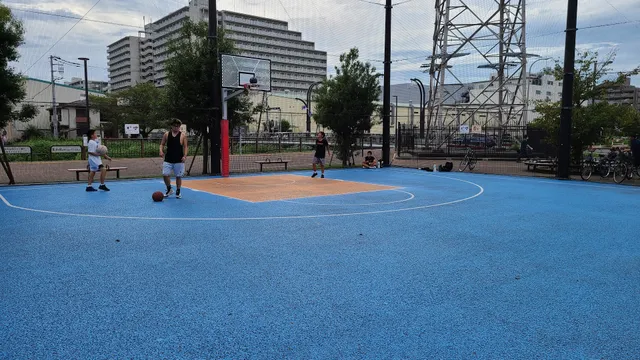 Toda outdoor basketball courts