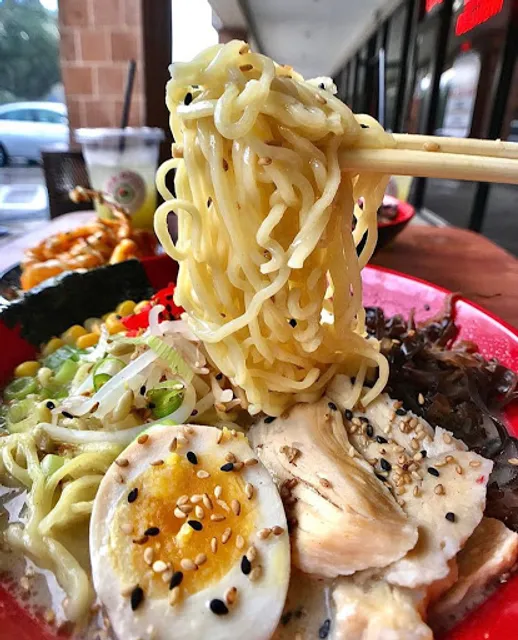 Lifting Noodles Ramen