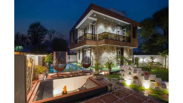 StayVista at Talin Farms | Villa with Private Pool in Jaipur