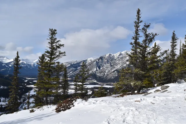 Tunnel Mountain trail parking