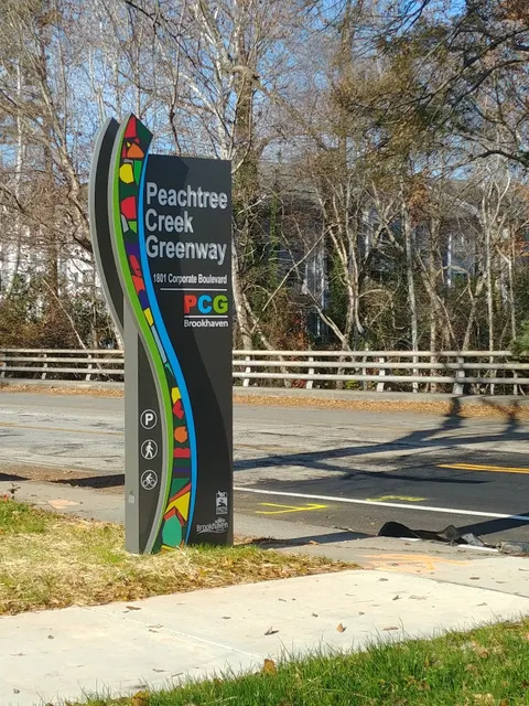 Peachtree Creek Greenway Corporate Blvd. Trailhead