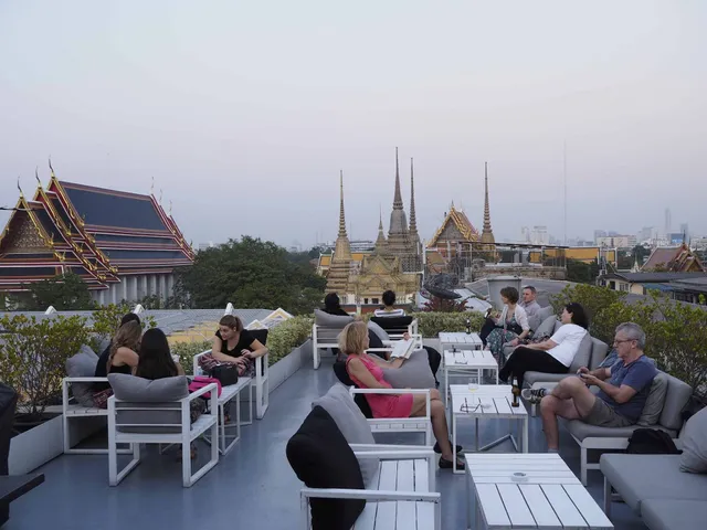 Rooftop Bar at sala rattanakosin Bangkok