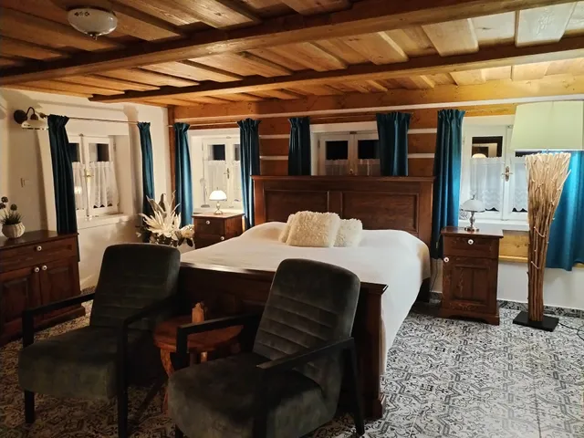 Luxusní apartmán s krbem Kunratické Švýcarsko