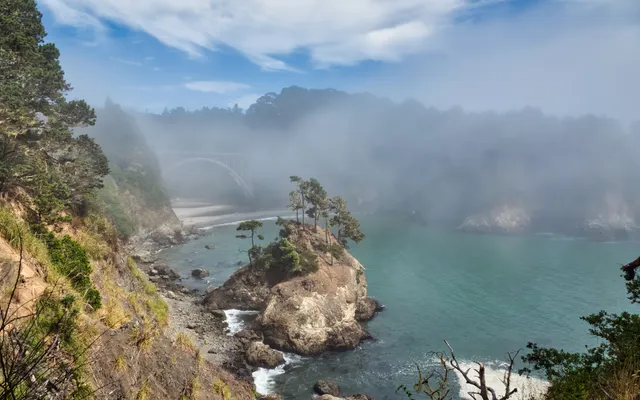 Russian Gulch Bridge Viewpoint