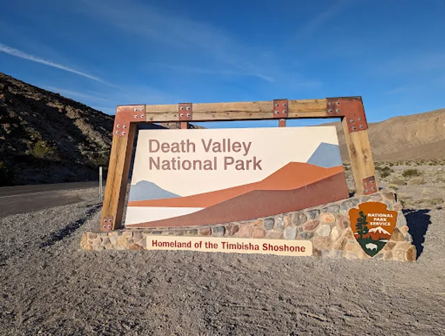 Death Valley National Park Sign