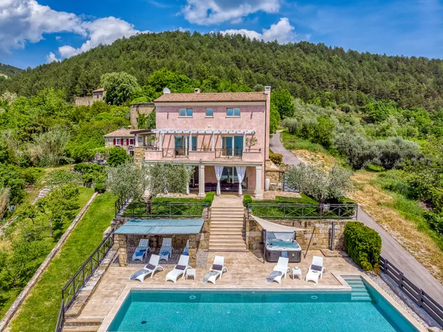 Villa over the hilltop