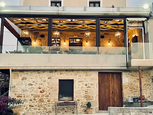 Veranda of Prines - Cretan cuisine