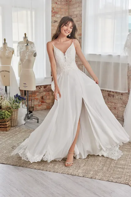 Girls In White Satin Bridal & Formal Wear