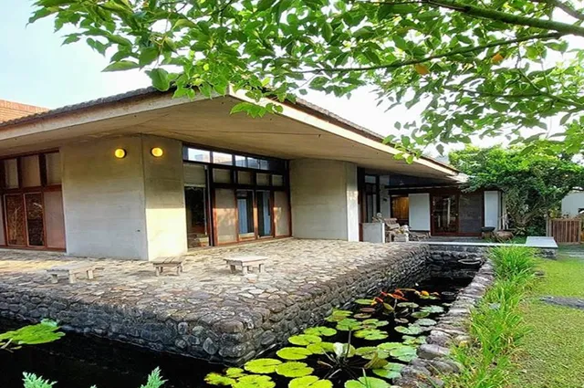 【 壯圍張宅 】宜蘭人文美學民宿｜幾米公園黃聲遠建築師｜四合院建築｜屋頂觀景｜壯圍鄉住宿人氣推薦｜