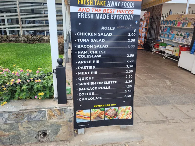 Supermarket low cost pie shop