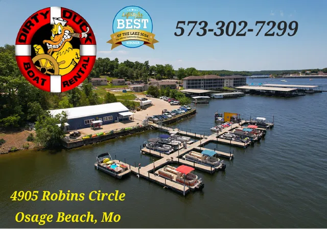 Dirty Duck Boat Rentals/Gas Dock/Marina Osage Beach, Mo