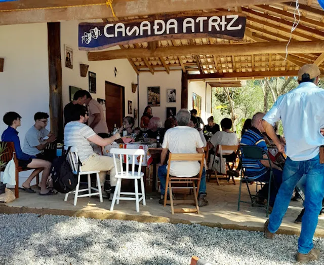 "CASA DA ATRIZ" Restaurante, Pizzaria e espaco cultural criado pela atriz Rita Malot.