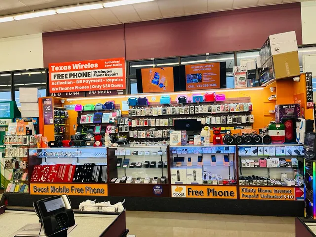 Texas Wireles Inside food town