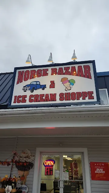 Norge Bazaar, Ice Cream Shoppe and Dawg House and Sub Shoppe