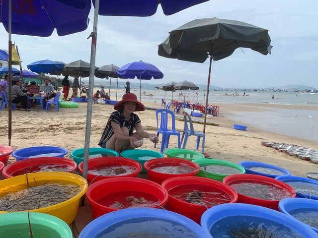 Ăn hải sản bờ biển