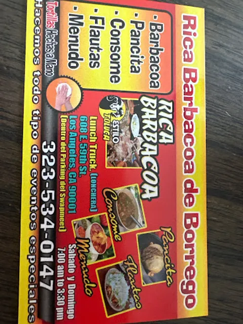 Yony’s barbacoa estilo Toluca