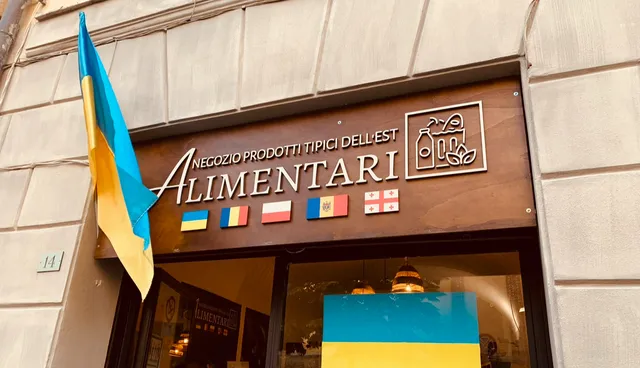Alimentari. Negozio prodotti del'Est 🇺🇦🇷🇴🇵🇱🇲🇩🇬🇪